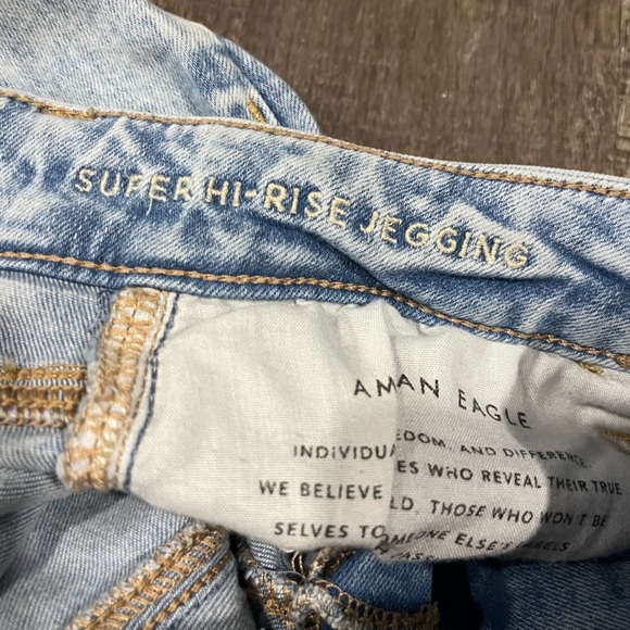 Bundle Two American Eagle Super High Rise Jegging Jeans - Picture 8 of 13